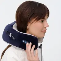 Дорожная подушка-массажер inRelax, синяя Дорожная подушка-массажер inRelax, синяя