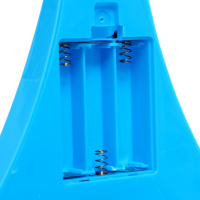 Микрофон на стойке &laquo;Новогодний подарок&raquo;, цвет голубой