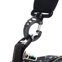 Сумка детская спортивная плюшевая для девочки с блестками &laquo;Звёзды&raquo; чёрный