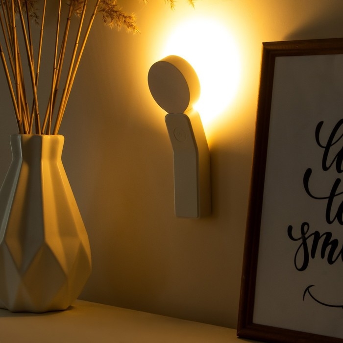 Светильник "Тренти" LED 3Вт USB белый 2х6,5х19 см