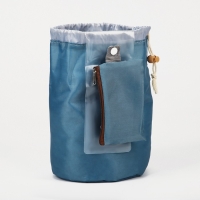 Косметичка на шнурке, с кошельком, цвет синий Косметичка на шнурке, с кошельком, цвет синий