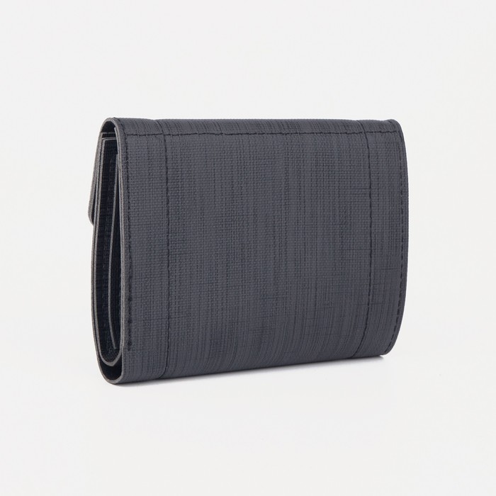 Кошелёк женский на кнопке, цвет чёрный Кошелёк женский на кнопке, цвет чёрный