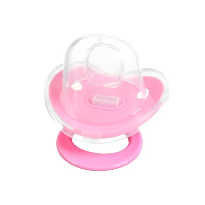 Соска - пустышка ортодонтическая, силикон, +6 мес., с колпачком, цвет розовый Соска - пустышка ортодонтическая, силикон, +6 мес., с колпачком, цвет розовый