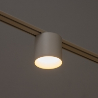 Светильник трековый SLIM "Цилинр" LED 12Вт 3000K-6000К 48V CRI90 белый 8х8х7,5см Светильник трековый SLIM "Цилинр" LED 12Вт 3000K-6000К 48V CRI90 белый 8х8х7,5см