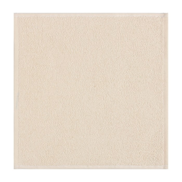 Набор махровых декоративных салфеток Этель "Вид 2" 30х30см-3шт, цвет бежевый, 100% хлопок