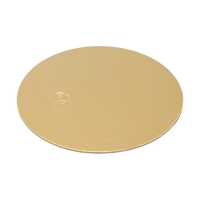 Подложка усиленная, 22 см, золото, 2,5 мм, набор 5 шт. Подложка усиленная, 22 см, золото, 2,5 мм, набор 5 шт.