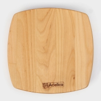 Менажница деревянная глубокая Adelica, 2 секции, береза, 15&times;15&times;4 см