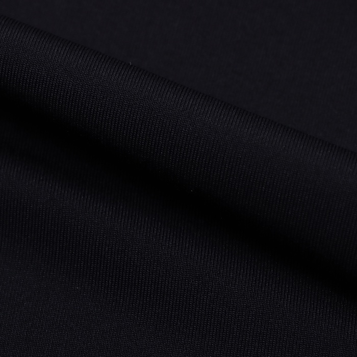 Футболка мужская со вставками, базовая, размер L (50), цвет черный