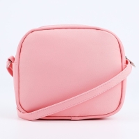 Сумка кросс-боди на молнии, цвет розовый