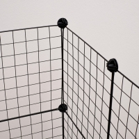 Вольер 24 секции, металлический, черный, 210 х 210 х 35 см, (35 х 35 см звено) Вольер 24 секции, металлический, черный, 210 х 210 х 35 см, (35 х 35 см звено)