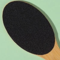 Пилка для ног «BAMBOO», наждачная, двусторонняя, с подвесом, 21 см, бамбуковая Пилка для ног «BAMBOO», наждачная, двусторонняя, с подвесом, 21 см, бамбуковая