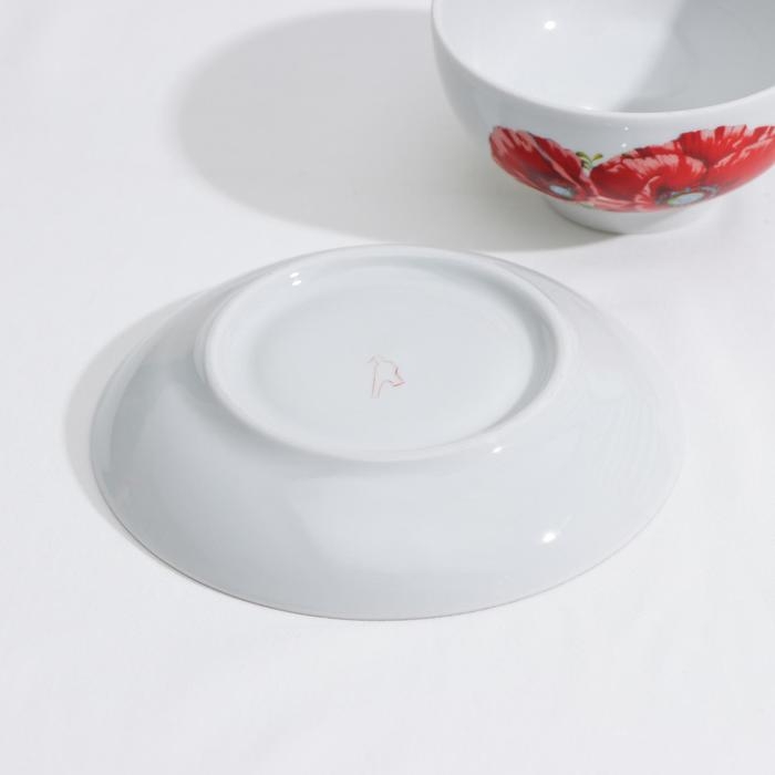 Сервиз чайный &laquo;Дачный. Маки&raquo;, 14 предметов