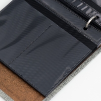 Фотоальбом для фото мини камер 100 фото 6,5х8,5 см "Серый" текстиль 3х15х14,5 см