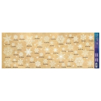 Виниловые наклейки на окна &laquo;Снежинки&raquo;, многоразовые, 70 х 25 см, Новый год