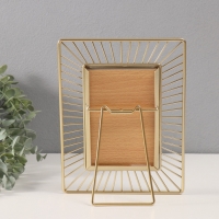 Фоторамка металл на 1 фото 10х15 см "Солнце" золото 18х23,7 см Фоторамка металл на 1 фото 10х15 см "Солнце" золото 18х23,7 см