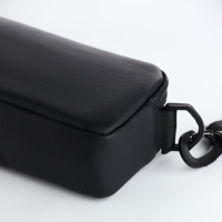 Сумка женская на молнии, TEXTURA, маленький размер, длинный ремень, цвет чёрный