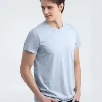 Футболка мужская приталенная Regent Fit голубой меланж, размер S Футболка мужская приталенная Regent Fit голубой меланж, размер S