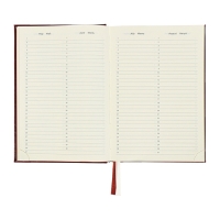 Ежедневник недатированный A5, 176 листов, deVENTE.Symbol, твёрдая обложка из искусственной кожи с поролоном, золотой срез, блок 70 г/м2, коричневый