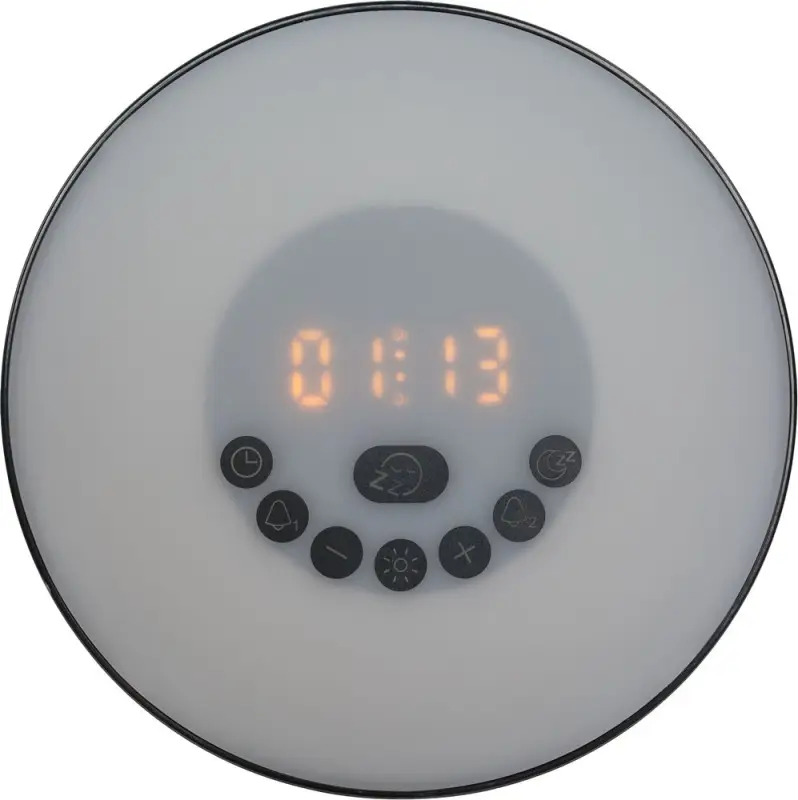 Лампа-колонка со световым будильником dreamTime, ver.2, черная