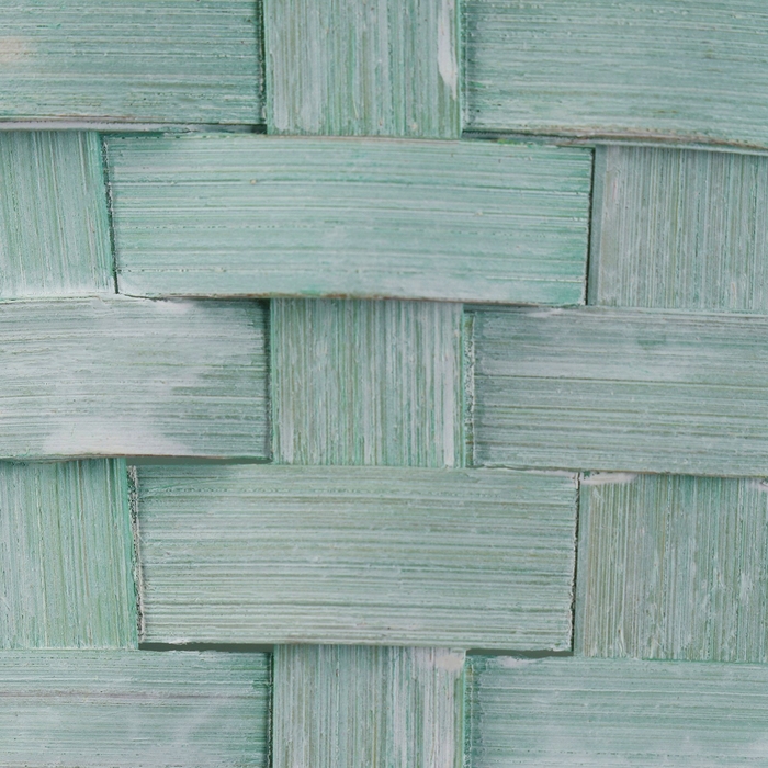 Набор корзин, 19х7,5х9,5/31 см, 22х9х11/34 см, 24х9х11,5/35 см, 3 шт, зелёные, бамбук