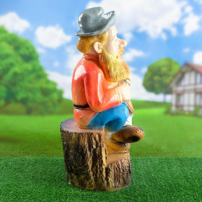 Садовая фигура Садовая фигура "Мужик с балалайкой" 65х28х33см МИКС