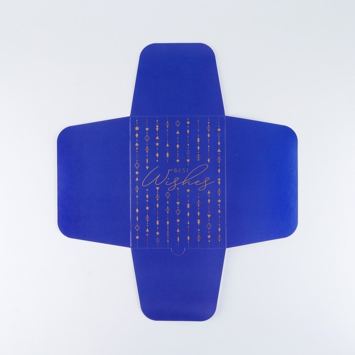 Коробка подарочная новогодняя складная &laquo;Best wishes&raquo;, 20 х 15 х 10 см, Новый год