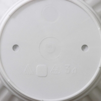 Горшок для цветов с поддоном &laquo;Лозанна&raquo;, 3 л, пластиковый, цвет белый