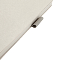 Ежедневник недатированный А5, 128 листов GRAND, интегральная обложка из искусственной кожи, ляссе, кремовый блок 70 г/м2, жемчужный