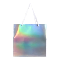 Пакет для торта с квадратным дном и окном, голографический, 30 х 30 х 30 см