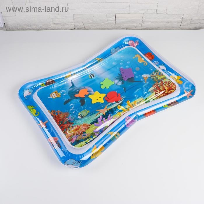 Акваковрик развивающий прямоугольный &laquo;Дельфины&raquo;