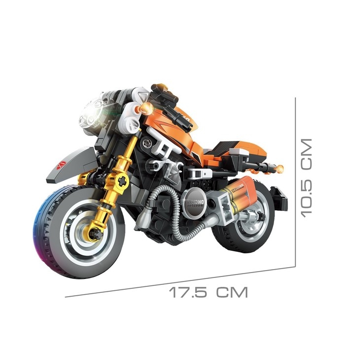 Конструктор Мототехно «Байк», 265 деталей Конструктор Мототехно «Байк», 265 деталей