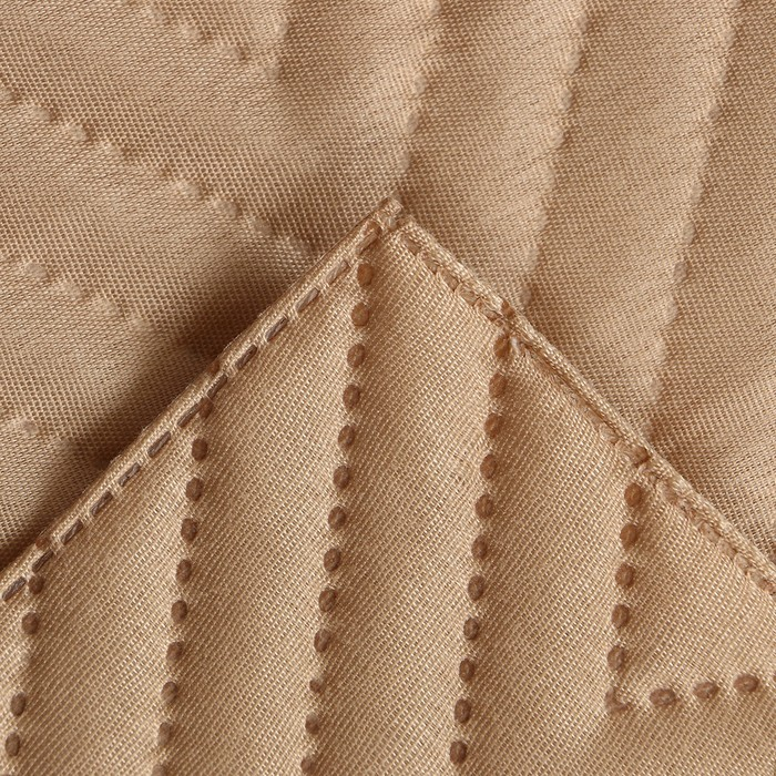 Покрывало 2сп Экономь и Я  180*210&plusmn;5см, цв. бежевый, микрофайбер,210 г/м2,100% п/э