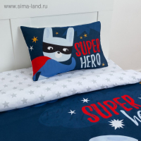 Постельное бельё &laquo;Этель&raquo; 1.5 сп Super hero 143*215 см, 150*214 см, 50*70 см -1 шт,100% хл, бязь