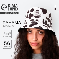 Панама Overhat, цвет далматин, р-р 56 Панама Overhat, цвет далматин, р-р 56