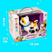 Робот кот «Умный питомец» ZHORYA, программируемый, на пульте управления, интерактивный: звук, свет, танцующий, музыкальный, на батарейках, на русском языке, белый Робот кот «Умный питомец» ZHORYA, программируемый, на пульте управления, интерактивный: звук, свет, танцующий, музыкальный, на батарейках, на русском языке, белый