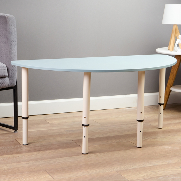 Стол Полукруг растущий гр.0-3 на металлокаркасе, Дастин грин