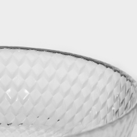 Тарелка глубокая стеклянная «Идиллия», d=18 см Тарелка глубокая стеклянная «Идиллия», d=18 см