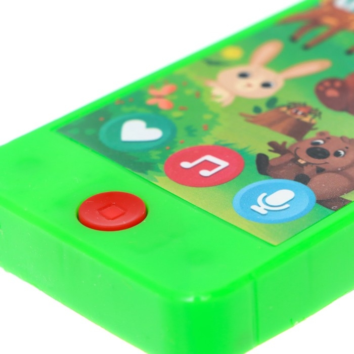 Музыкальный телефон «Лесные зверята», звук, свет Музыкальный телефон «Лесные зверята», звук, свет