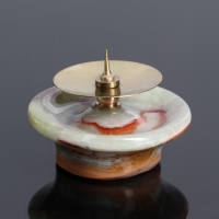 Набор подсвечников с иглой, 6шт, оникс