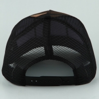 Кепка мужская с сеткой «Орел», цвет чёрный, р-р 56 Кепка мужская с сеткой «Орел», цвет чёрный, р-р 56