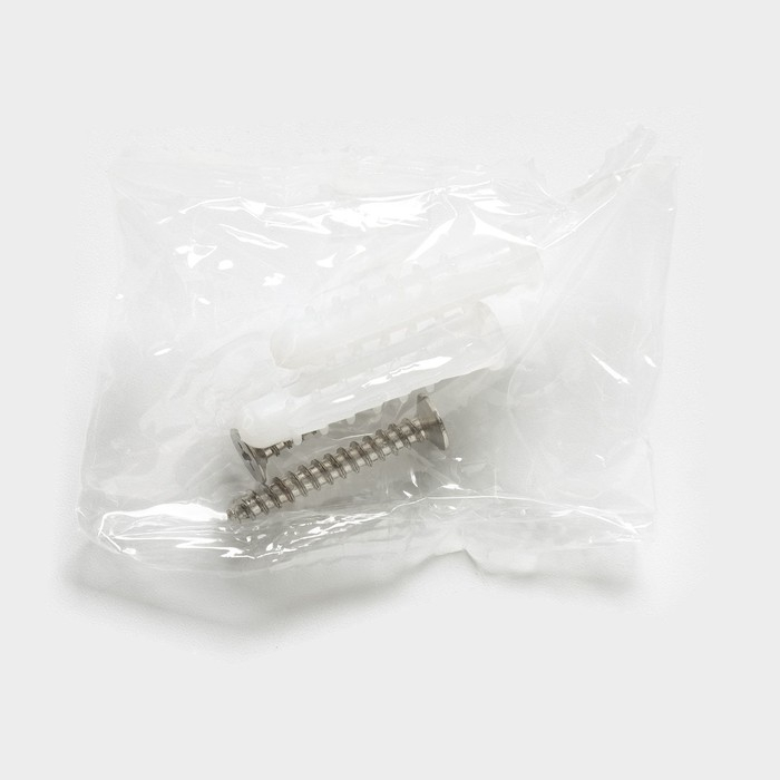 Держатель для швабр Доляна, 3 отделения, с крючками, 40&times;5&times;4 см