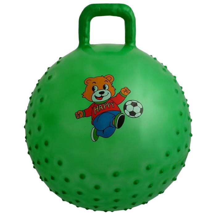 Мяч-прыгун с ручкой &laquo;Сказочные истории&raquo;, массажный, d=45 cм, 350 г, цвета МИКС