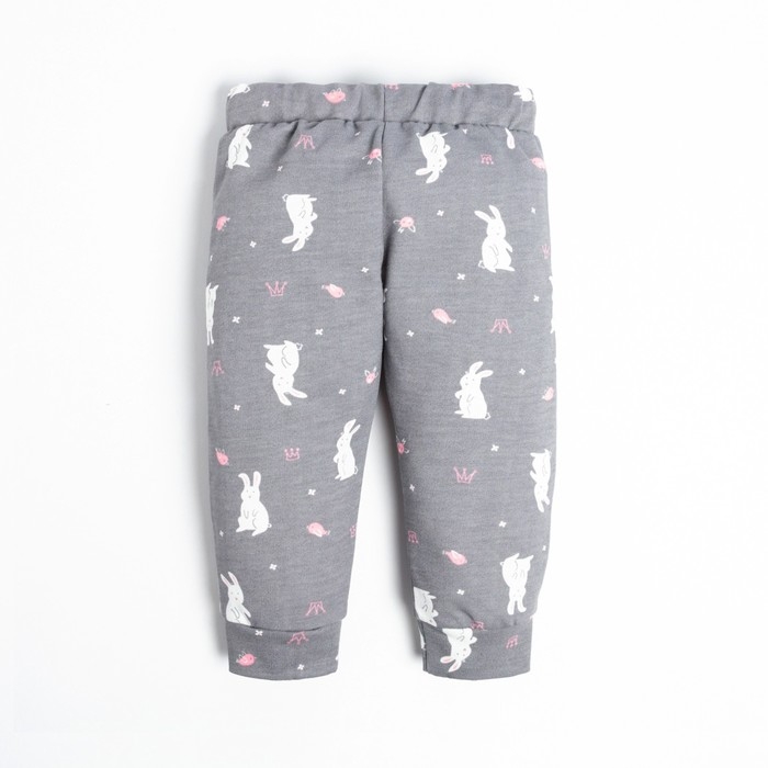 Ползунки-штанишки Крошка Я Ползунки-штанишки Крошка Я "Princess", рост 86-92 см, цвет серый