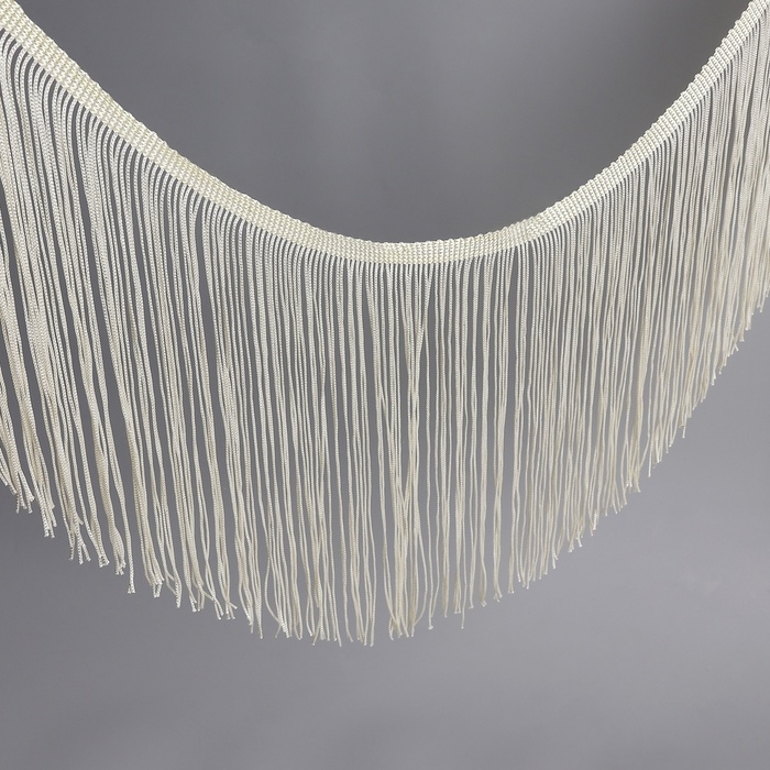 Тесьма декоративная &laquo;Бахрома&raquo;, 20 см, 5 &plusmn; 0,5 м, цвет бежевый