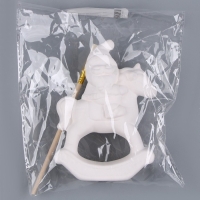 Новый год! Фигурка под роспись &laquo;Дед Мороз верхом&raquo;, с кистью