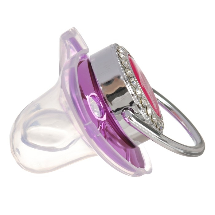 Соска - пустышка силиконовая ортодонтическая «BABY», от 6 мес., с колпачком + держатель - цепочка, цвет розовый/серебло, стразы Соска - пустышка силиконовая ортодонтическая «BABY», от 6 мес., с колпачком + держатель - цепочка, цвет розовый/серебло, стразы