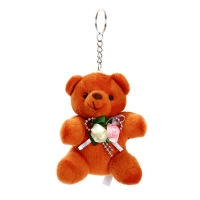 Брелок «Мишка с цветами», цвета МИКС Брелок «Мишка с цветами», цвета МИКС