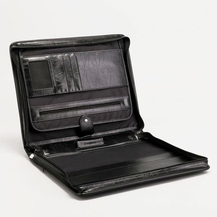 Папка для документов &laquo;Алекс&raquo;, А4, цвет чёрный