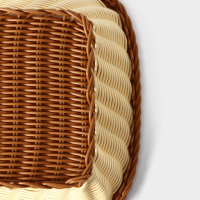 Корзинка для подачи Доляна &laquo;Молочный шоколад&raquo;, 23&times;30 см, цвет молочный