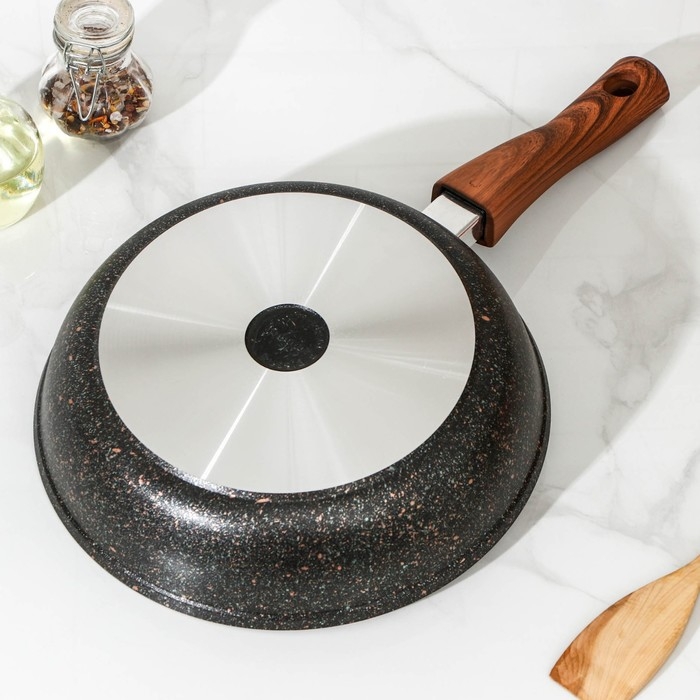 Сковорода Granit ultra, d=26 см, стеклянная крышка, съёмная ручка, антипригарное покрытие Сковорода Granit ultra, d=26 см, стеклянная крышка, съёмная ручка, антипригарное покрытие